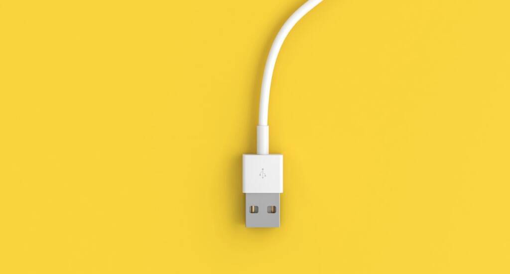 USB Type-A端子のケーブル