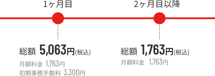 月々の料金