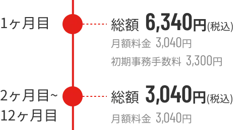 月々の料金