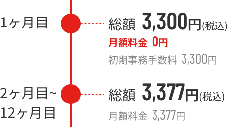 月々の料金