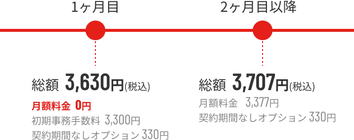 月々の料金