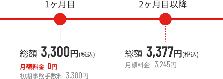 月々の料金