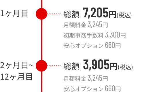 月々の料金