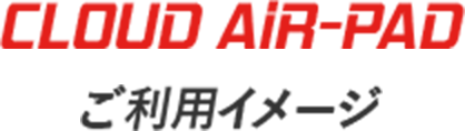 Cloud AiR-PADご利用イメージ